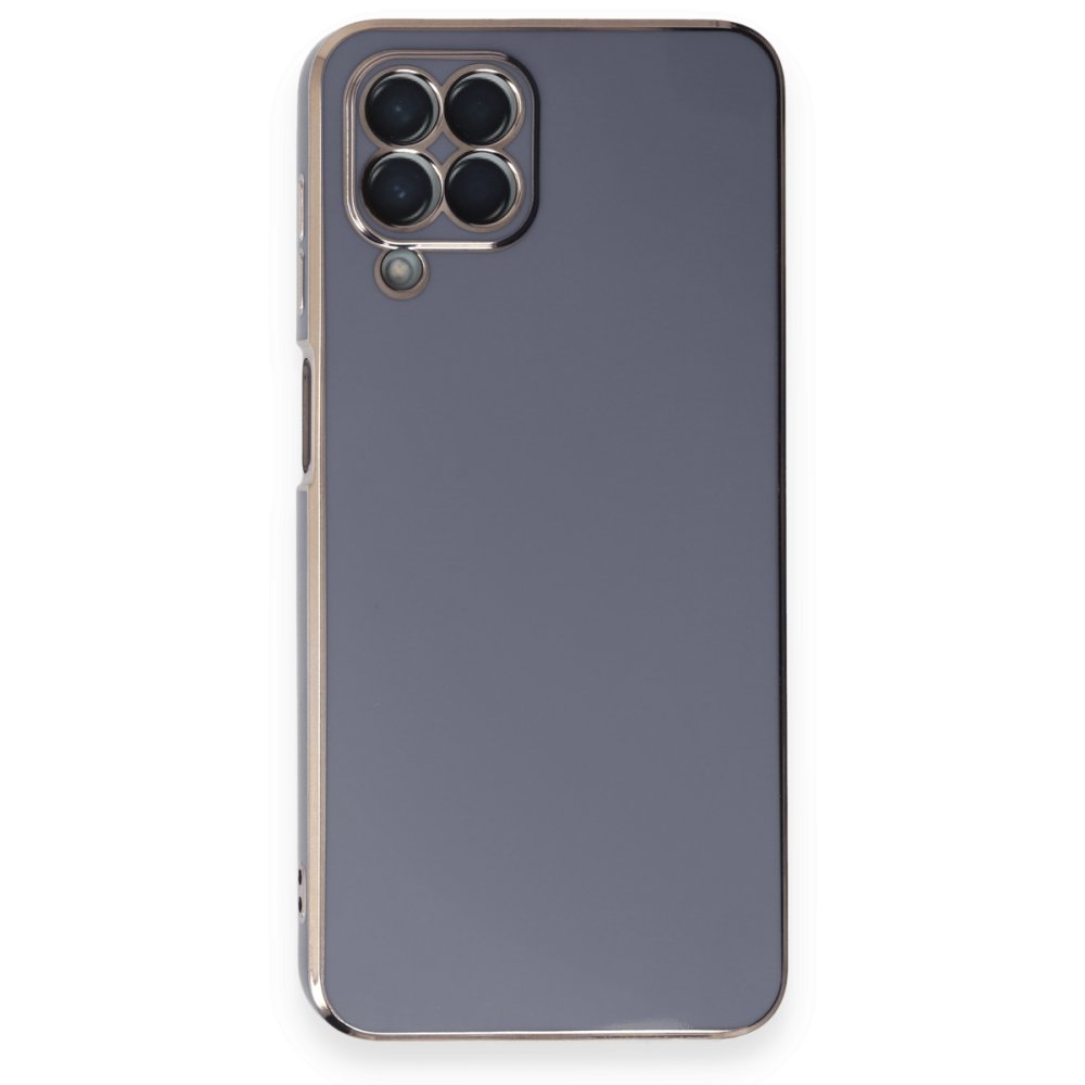  Samsung Galaxy M33 Kılıf Volet Silikon - Mavi