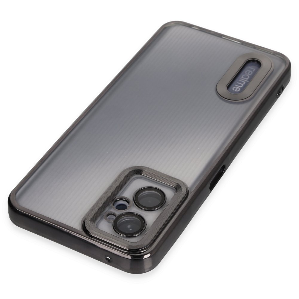  Realme 9i 4G Kılıf Slot Silikon - Siyah