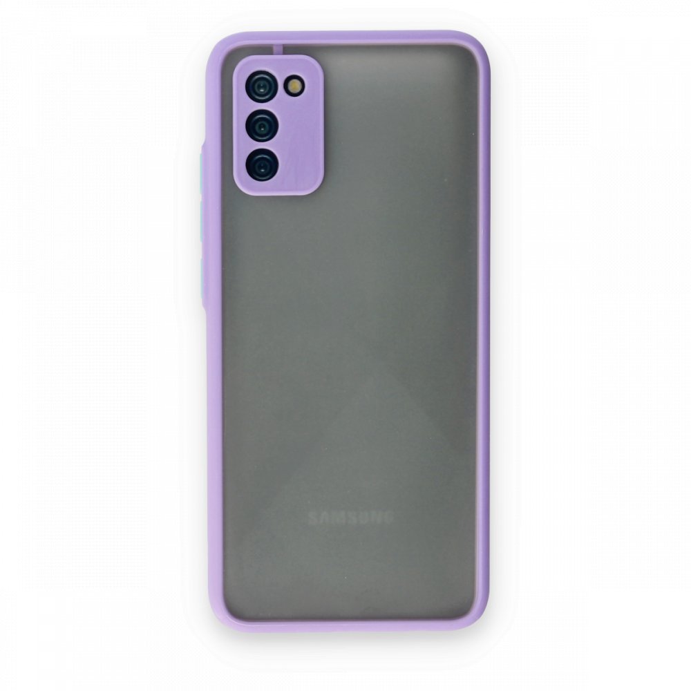  Samsung Galaxy A02S Kılıf Montreal Silikon Kapak - Mor