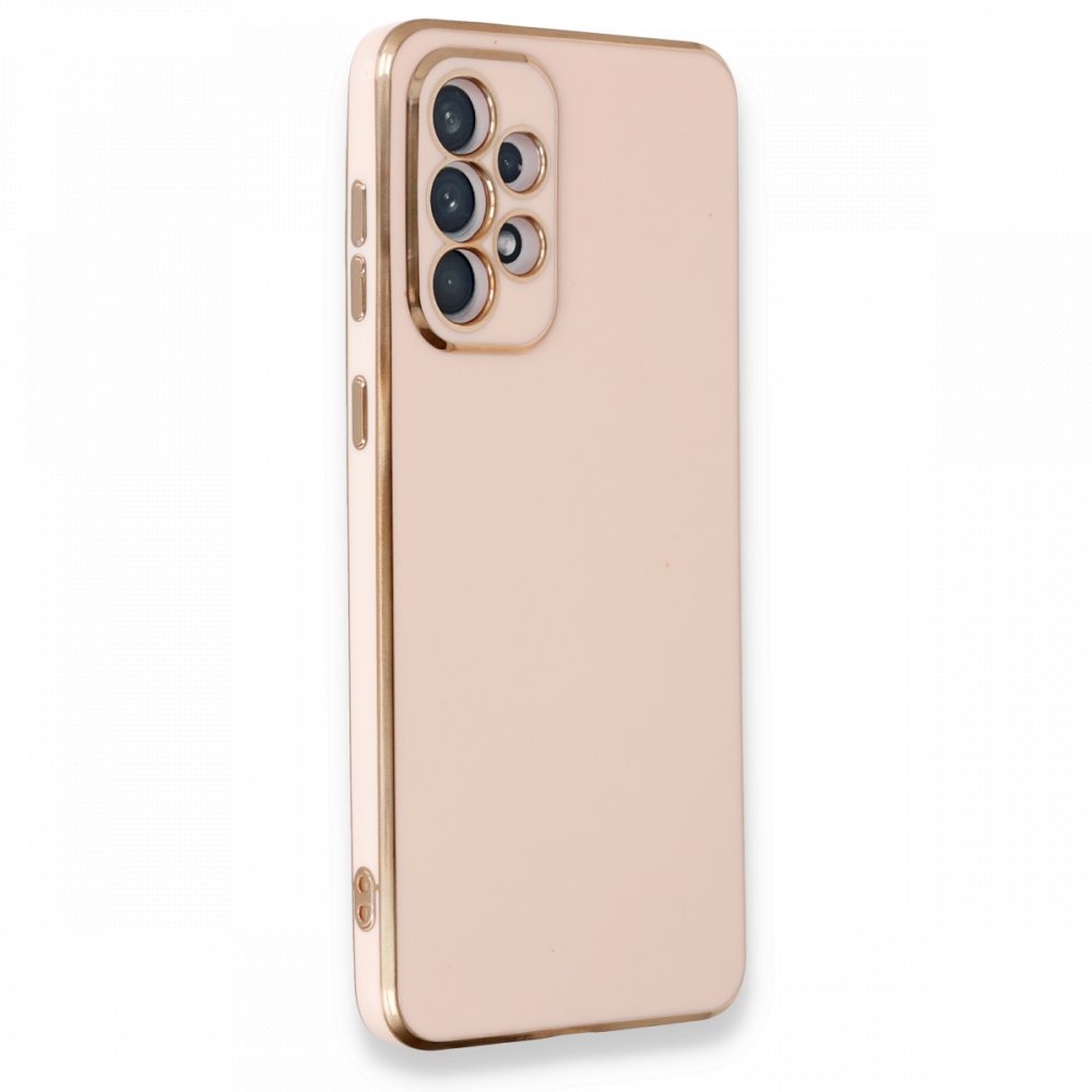  Samsung Galaxy A33 5G Kılıf Volet Silikon - Pembe
