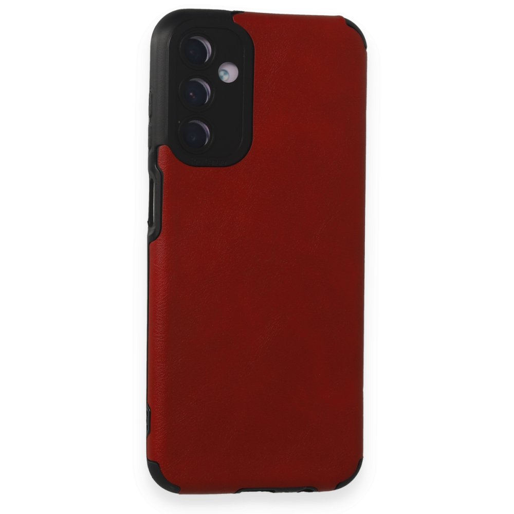  Samsung Galaxy M14 5G Kılıf Loop Deri Silikon - Kırmızı