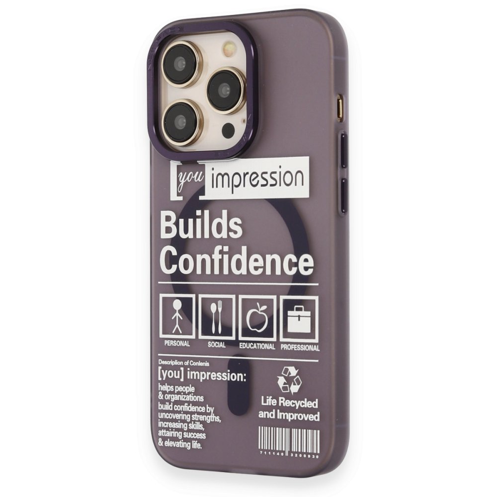iPhone 14 Pro Kılıf Apollo Magneticsafe Desenli Kapak - Apollo Mor - 6  iPhone 14 Pro Kılıf Apollo Magneticsafe Desenli Kapak - Apollo Mor - 6