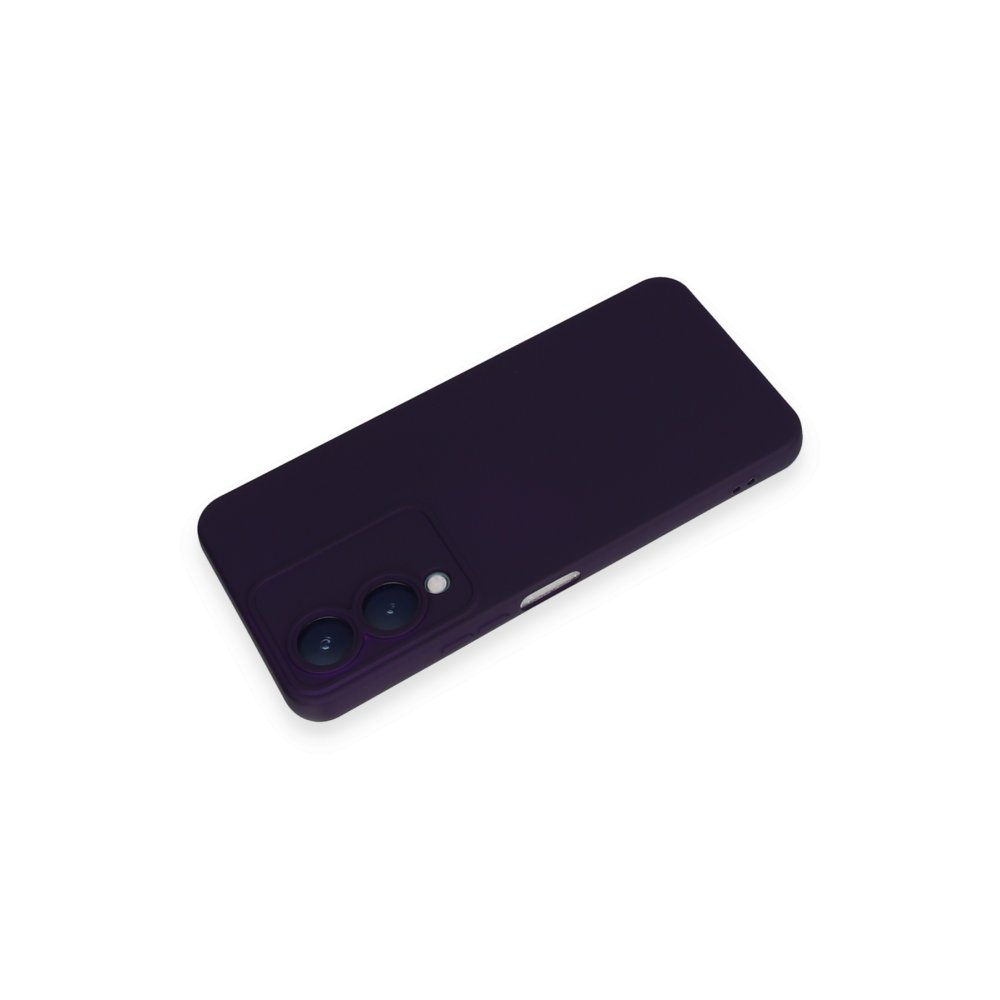 Vivo Y17S Kılıf Nano içi Kadife Silikon - Mor Vivo Y17S Kılıf Nano içi Kadife Silikon - Mor