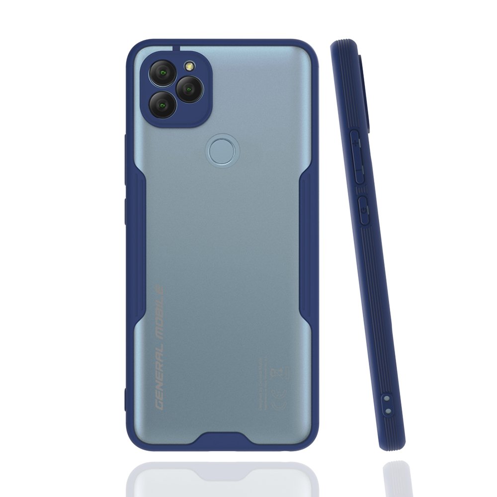  General Mobile GM 22 Kılıf Platin Silikon - Lacivert