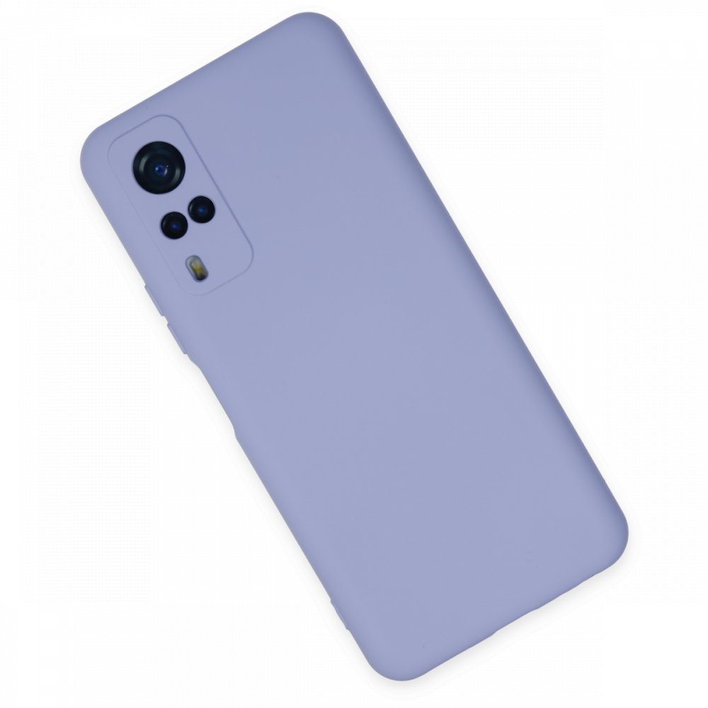  Vivo Y53S Kılıf Nano içi Kadife Silikon - Lila