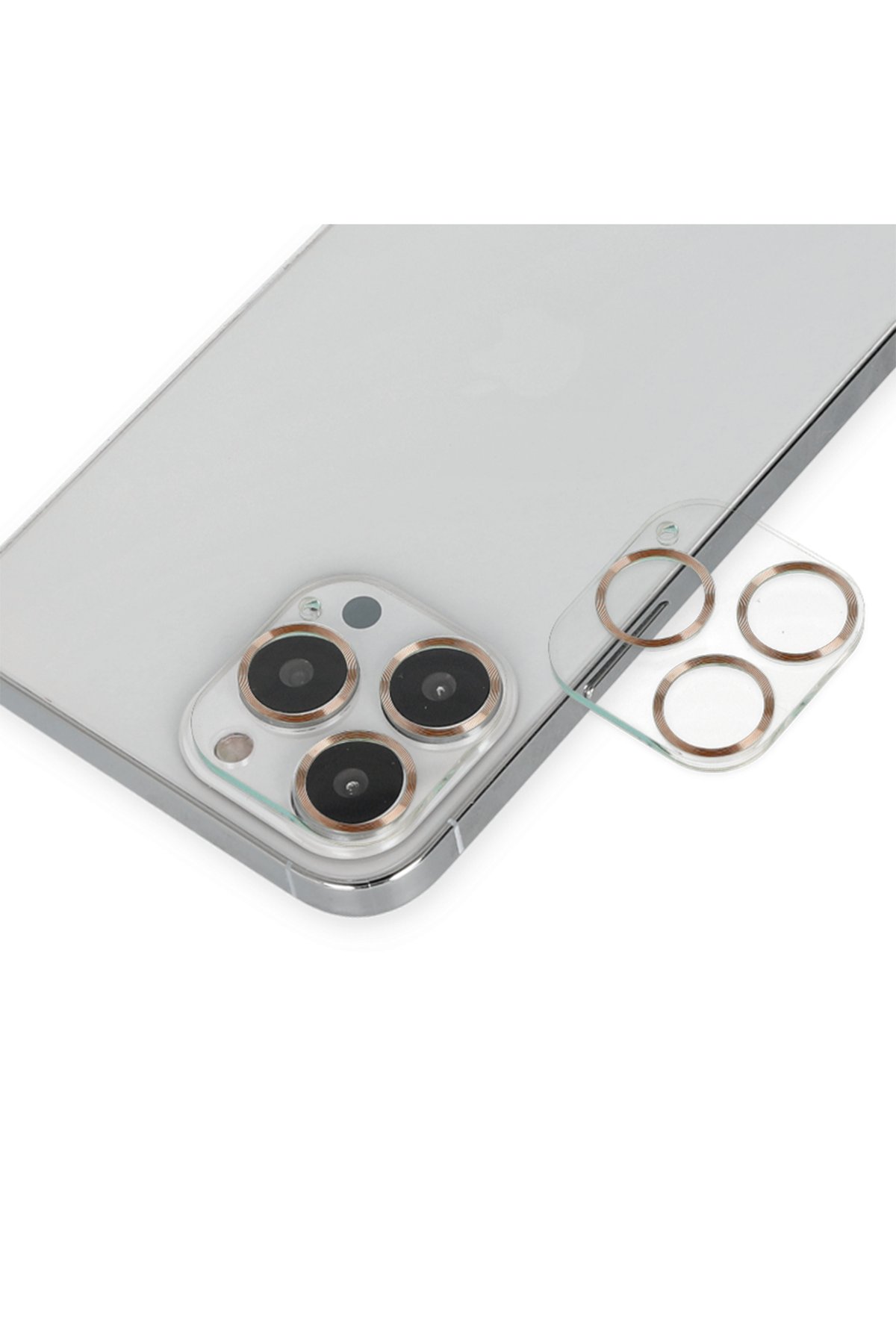  iPhone 14 Pro Max Band Metal Kamera Lens - Gold