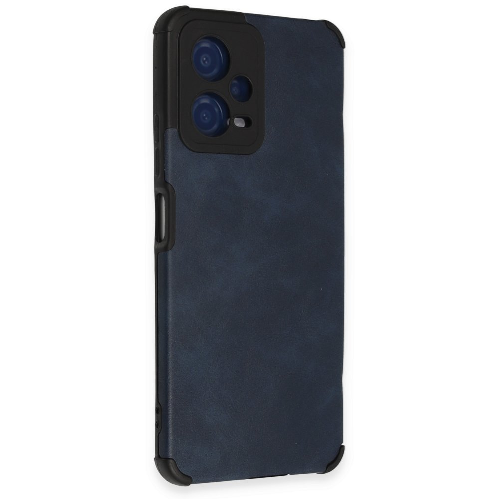  Xiaomi Poco X5 5G Kılıf Loop Deri Silikon - Lacivert