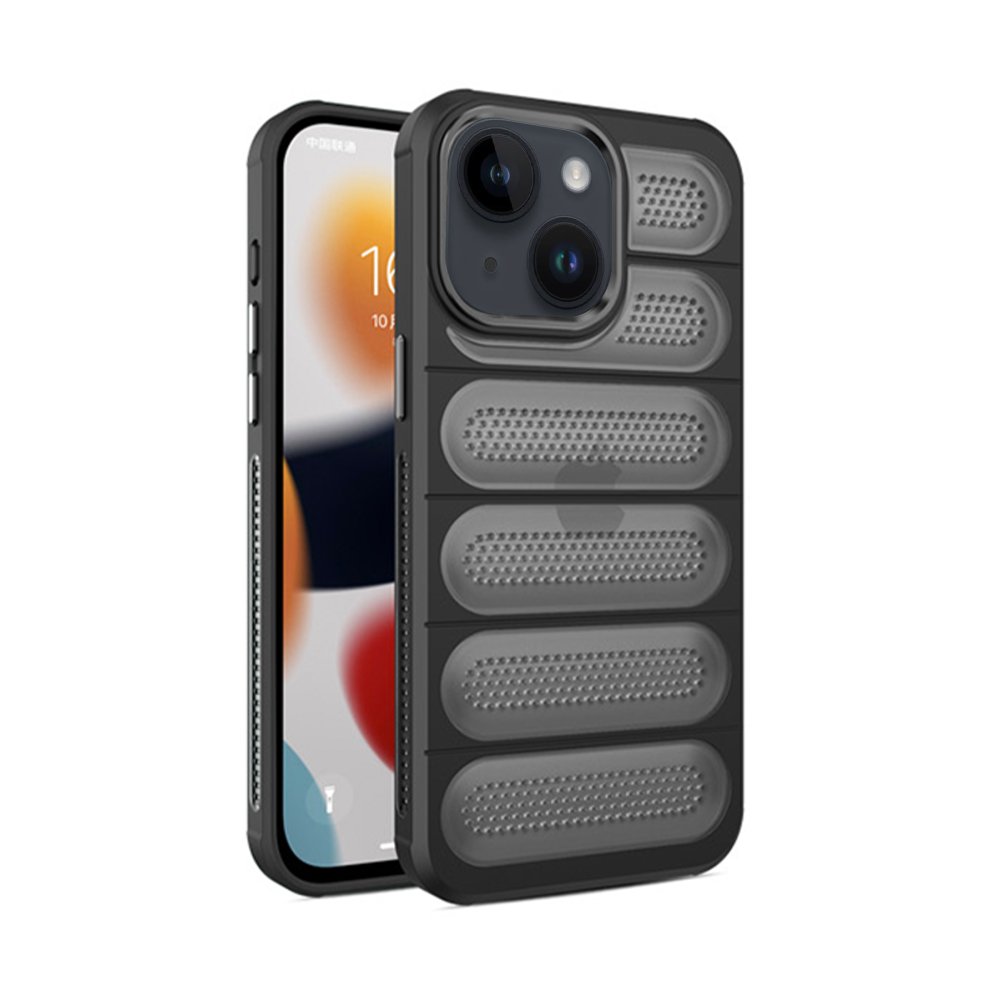  iPhone 15 Kılıf Airmax Silikon Kapak - Siyah