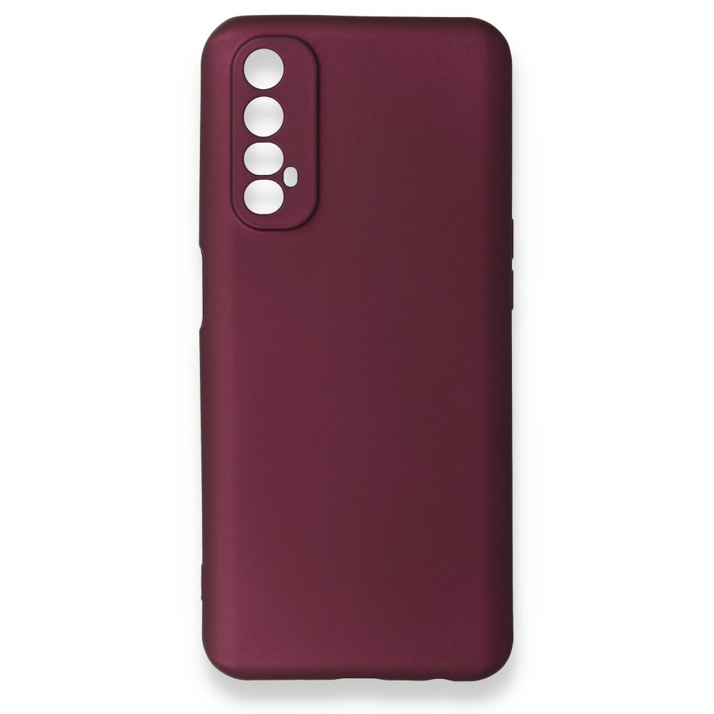 Realme 7 Kılıf First Silikon - Mürdüm Realme 7 Kılıf First Silikon - Mürdüm