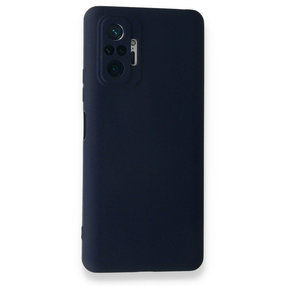 Redmi Note 10 Pro Kılıf Nano içi Kadife Silikon - Lacivert