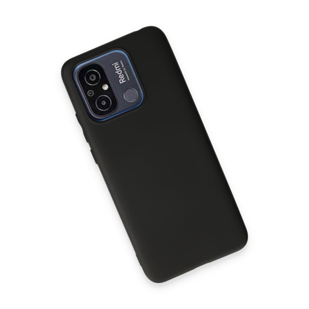 Redmi 12C Kılıf First Silikon - Siyah