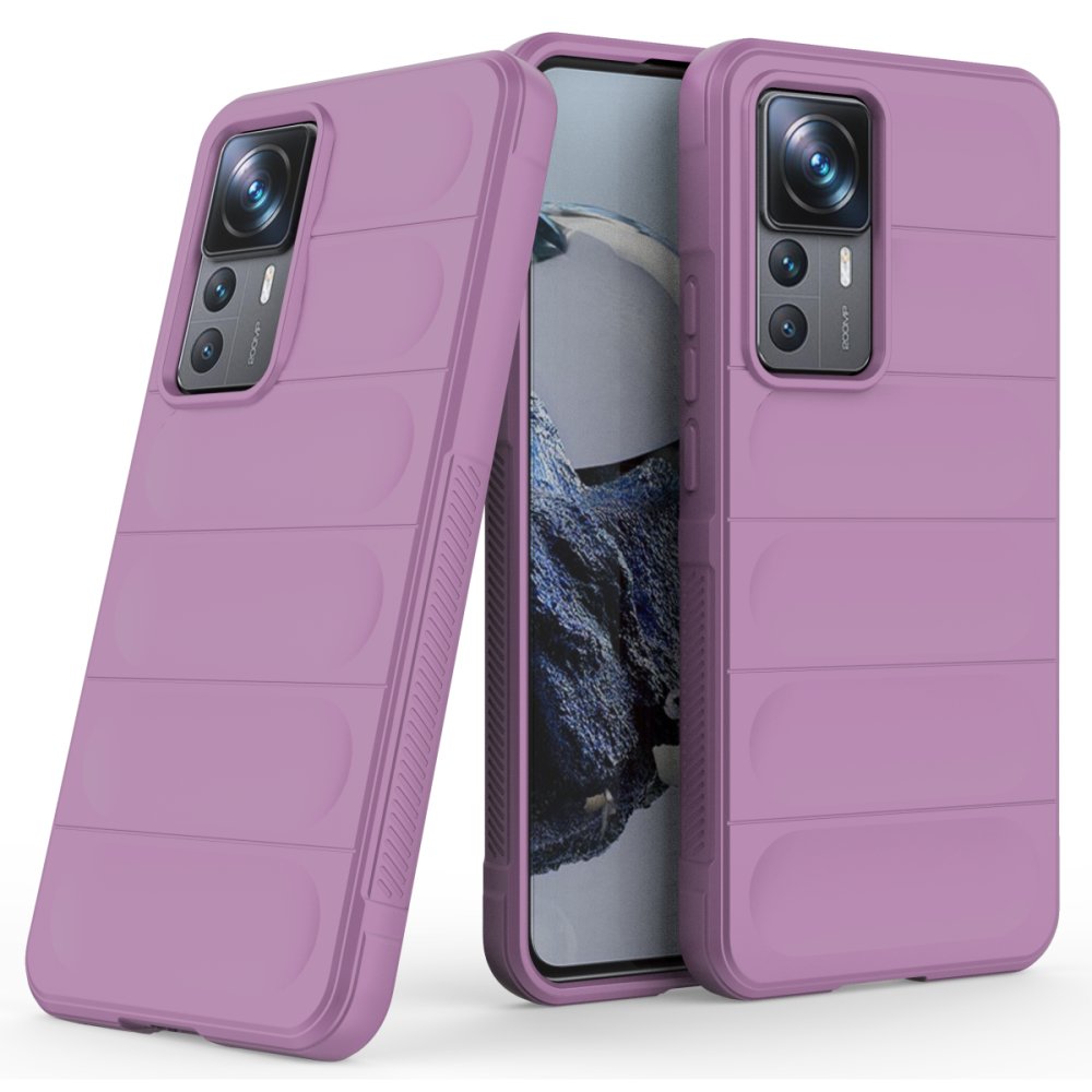 Xiaomi Mi 12T Pro Kılıf Optimum Silikon - Mor  Xiaomi Mi 12T Pro Kılıf Optimum Silikon - Mor