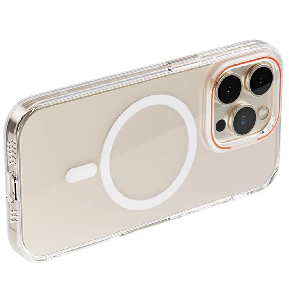 iPhone 14 Pro Kılıf Blueo Anti Drop Magsafe Kapak - Turuncu