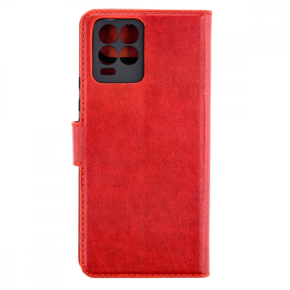  Realme 8 Pro Kılıf Trend S Plus Kapaklı Kılıf - Kırmızı