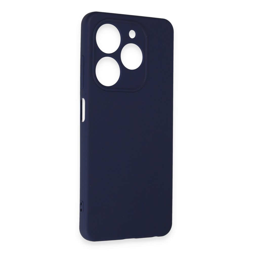 Tecno Spark 20C Kılıf First Silikon - Lacivert Tecno Spark 20C Kılıf First Silikon - Lacivert