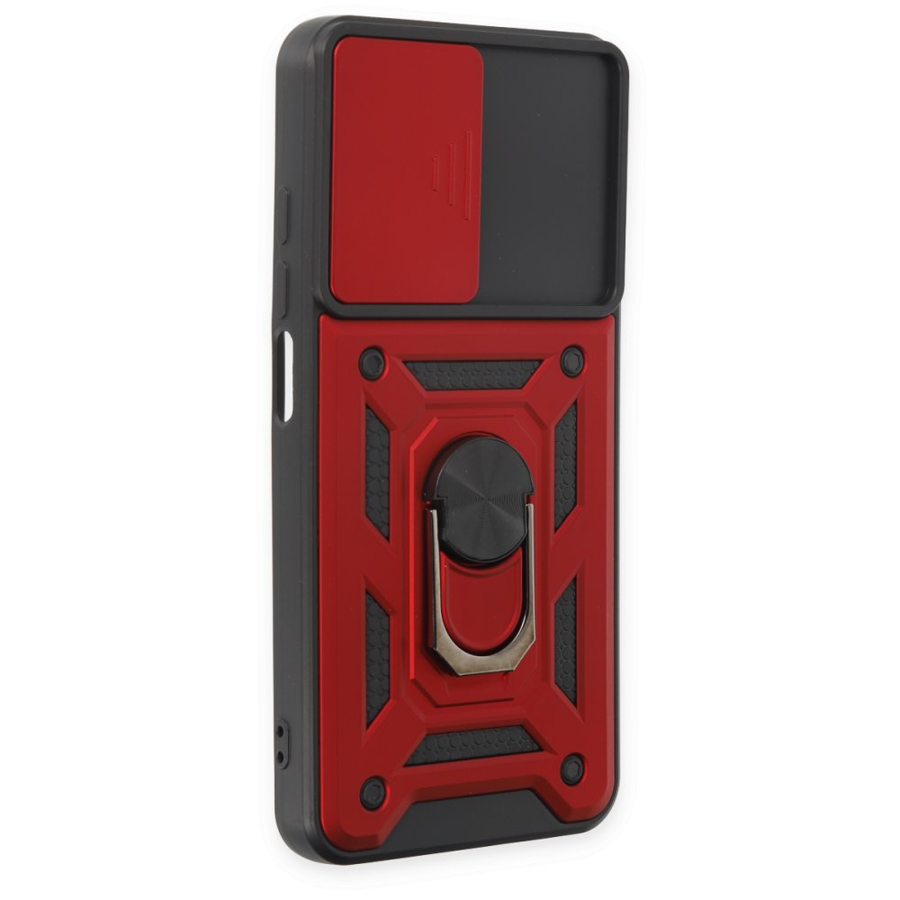 Redmi 9T Kılıf Pars Lens Yüzüklü Silikon - Kırmızı Redmi 9T Kılıf Pars Lens Yüzüklü Silikon - Kırmızı