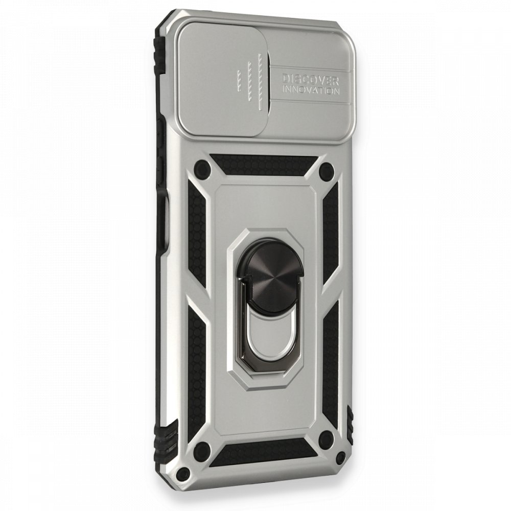 Xiaomi Mİ 11 Lite Kılıf Pars Lens Yüzüklü Silikon - Gümüş  Xiaomi Mİ 11 Lite Kılıf Pars Lens Yüzüklü Silikon - Gümüş