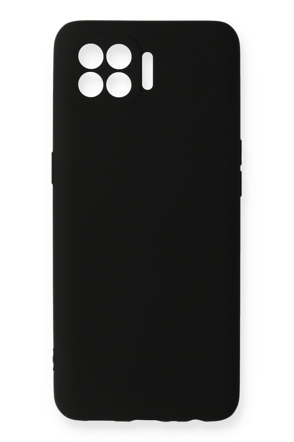  Oppo Reno 4 Lite Kılıf First Silikon - Siyah