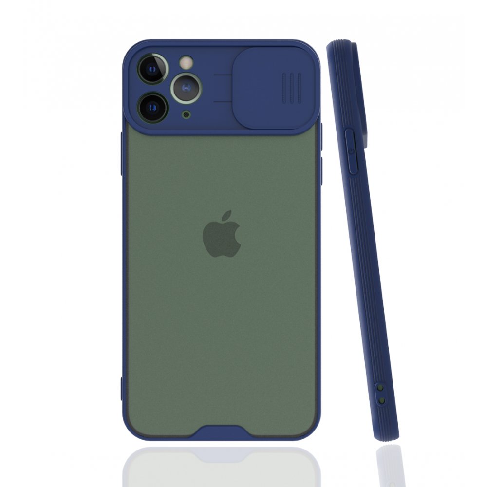 iPhone 11 Pro Max Kılıf Platin Kamera Koruma Silikon - Lacivert iPhone 11 Pro Max Kılıf Platin Kamera Koruma Silikon - Lacivert