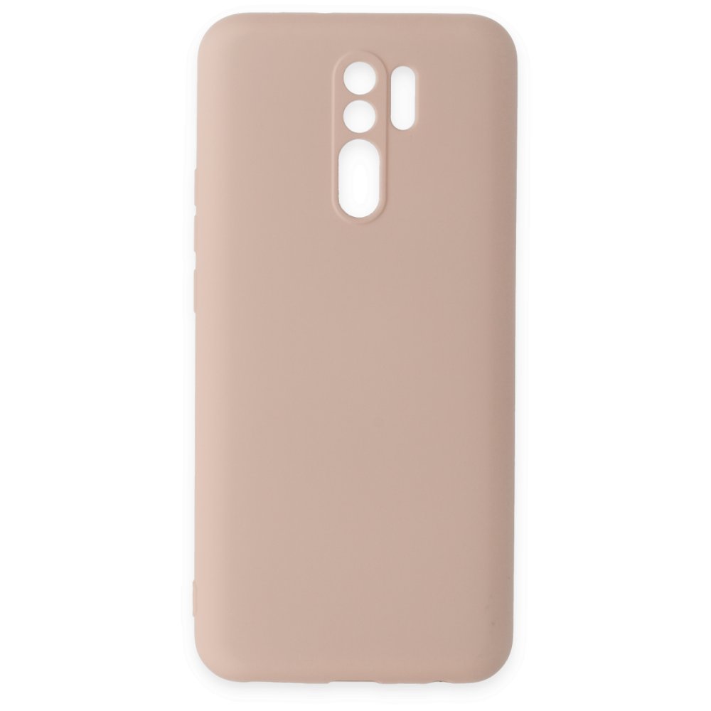 Redmi 9 Kılıf Nano içi Kadife Silikon - Pudra Redmi 9 Kılıf Nano içi Kadife Silikon - Pudra