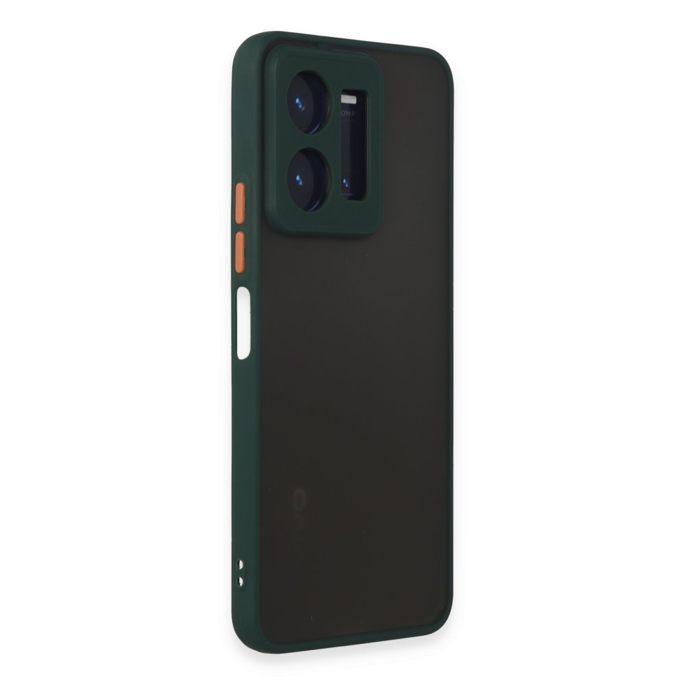  Vivo Y22S Kılıf Montreal Silikon Kapak - Yeşil