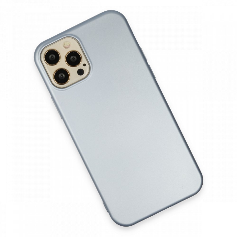  iPhone 12 Pro Kılıf Nano içi Kadife Silikon - Sky Blue