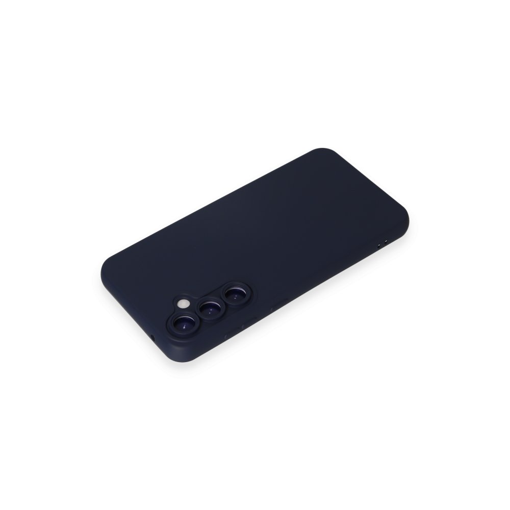  Samsung Galaxy S24 Kılıf Nano içi Kadife Silikon - Lacivert