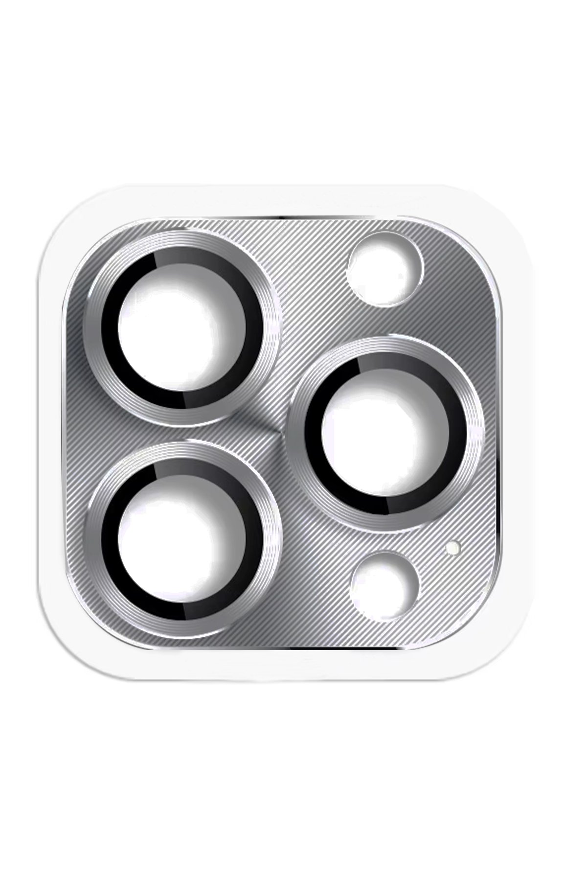  iPhone 16 Pro Max Pers Alüminyum Kamera Lens - Gri