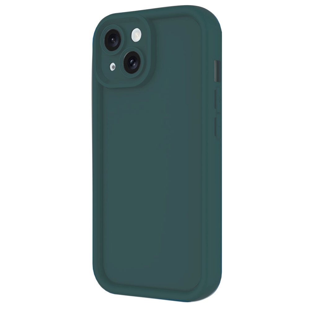 iPhone 14 Kılıf Viera Silikon - Koyu Yeşil