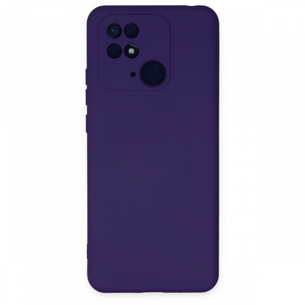 Redmi 10C Kılıf Nano içi Kadife Silikon - Mor
