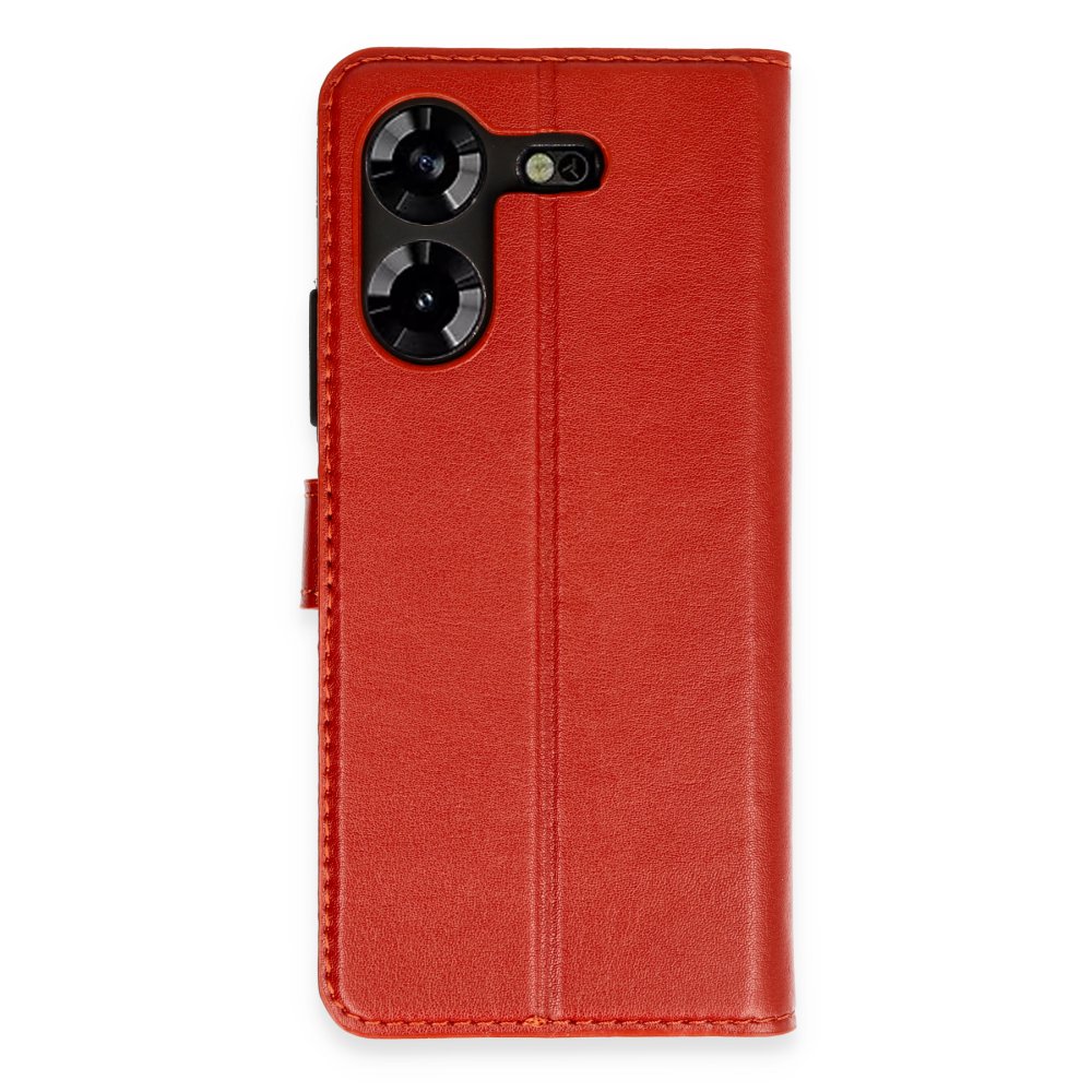 Tecno Pova 5 Kılıf Trend S Plus Kapaklı Kılıf - Kırmızı Tecno Pova 5 Kılıf Trend S Plus Kapaklı Kılıf - Kırmızı