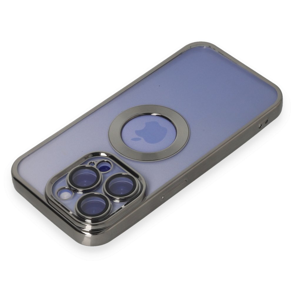  iPhone 15 Pro Kılıf Slot Silikon - Titan Gri