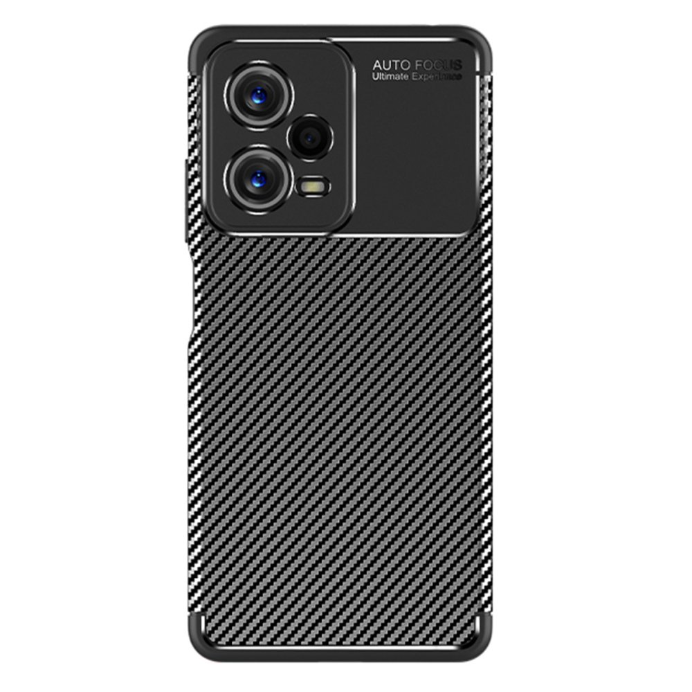  Xiaomi Poco X5 5G Kılıf Auto Focus Karbon Kapak - Siyah