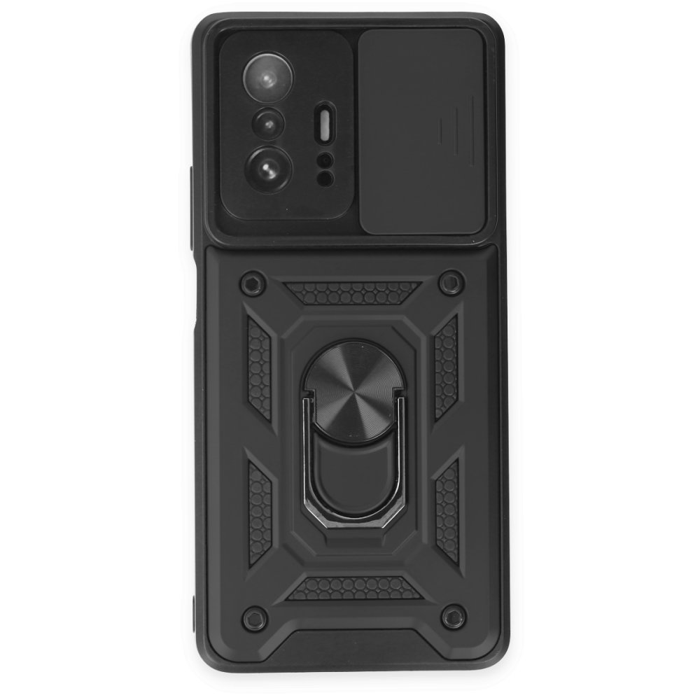 Xiaomi Mi 11T Pro Kılıf Pars Lens Yüzüklü Silikon - Siyah Xiaomi Mi 11T Pro Kılıf Pars Lens Yüzüklü Silikon - Siyah