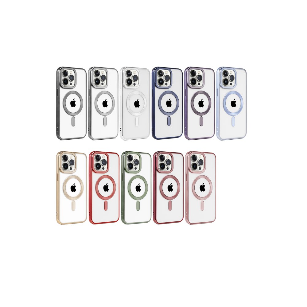 iPhone 14 Pro Max Kılıf Kronos Magsafe Kapak - Rose Gold  iPhone 14 Pro Max Kılıf Kronos Magsafe Kapak - Rose Gold