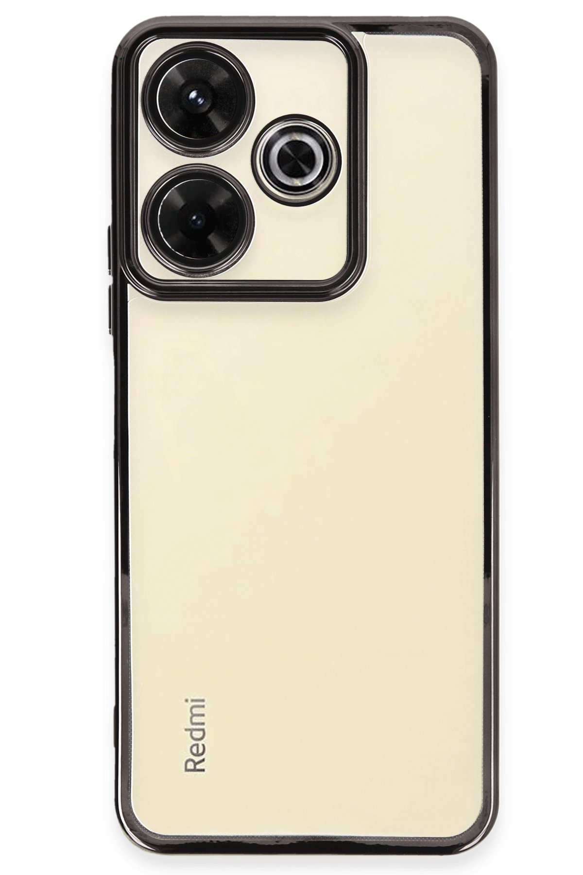 Redmi 13 4G Kılıf Razer Lensli Silikon - Siyah