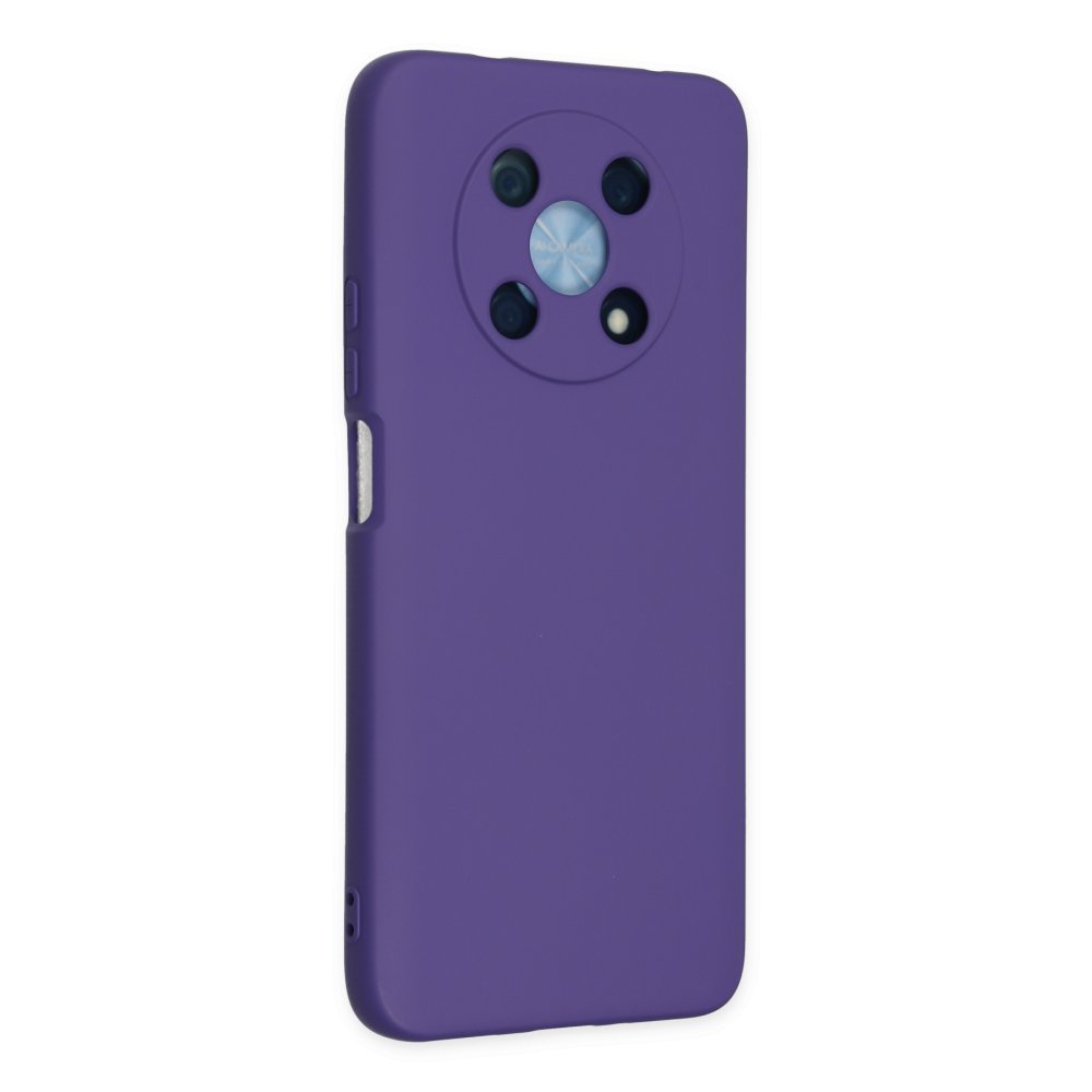 Huawei Nova Y90 Kılıf Nano içi Kadife Silikon - Mor  Huawei Nova Y90 Kılıf Nano içi Kadife Silikon - Mor