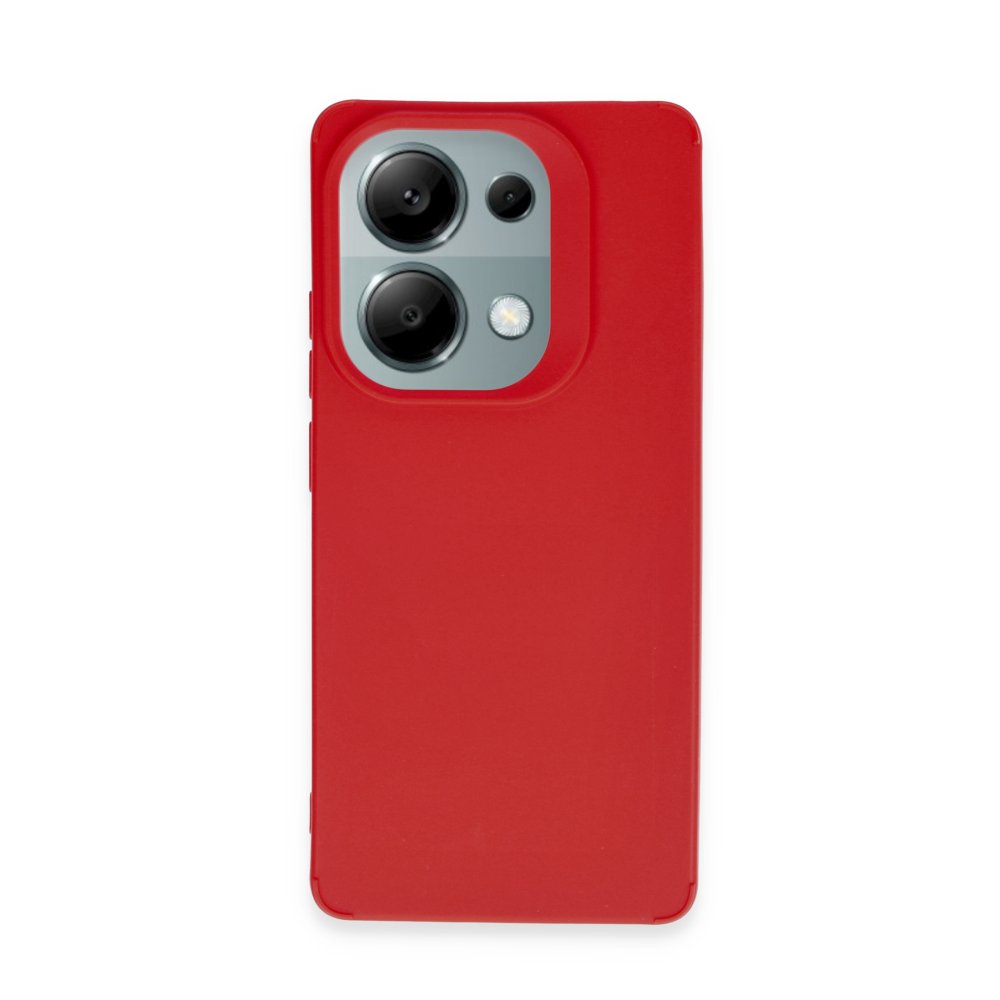 Redmi Note 13 4G Kılıf Petro Silikon - Kırmızı