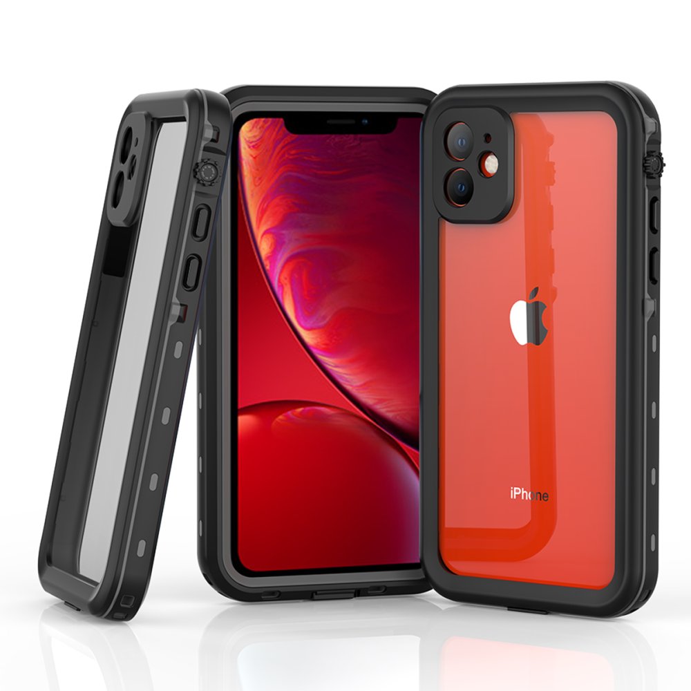  iPhone 11 Kılıf Red Pepper Su Geçirmez Kılıf - Siyah-Gri