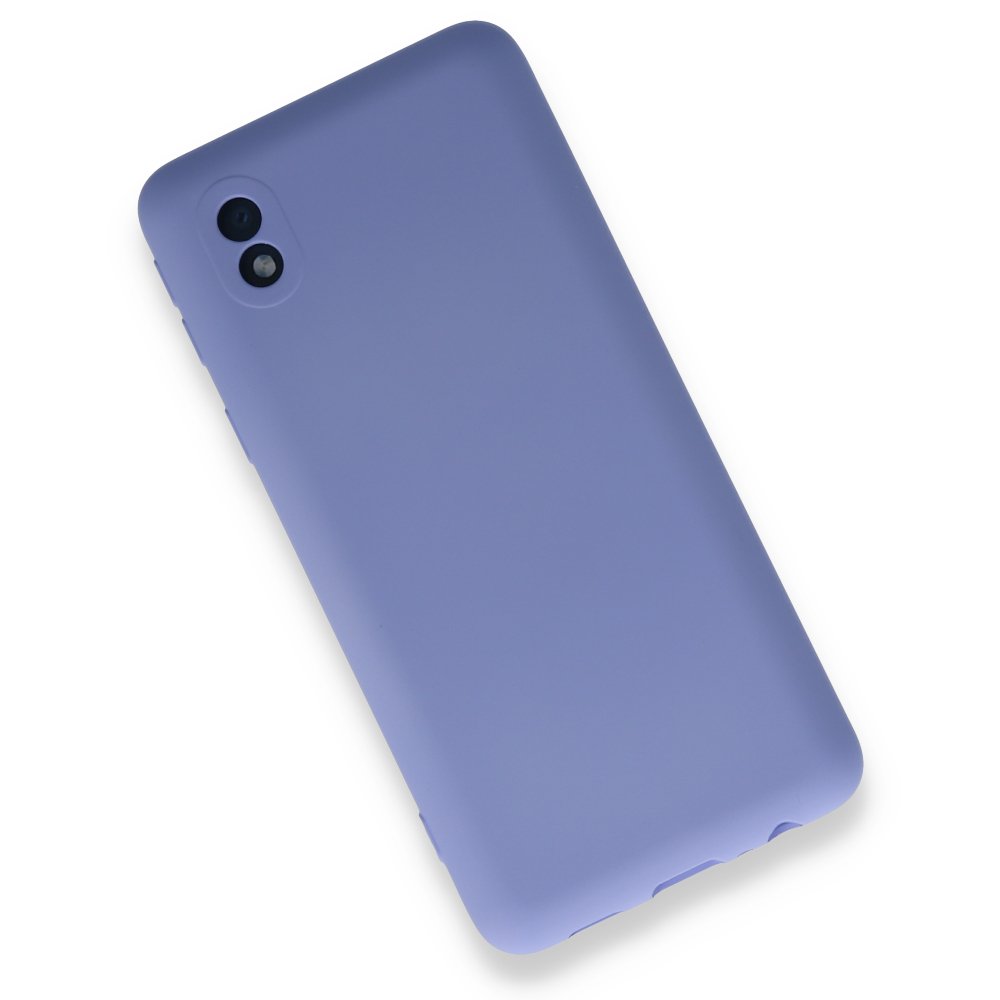  Samsung Galaxy A01 Core Kılıf Nano içi Kadife Silikon - Lila