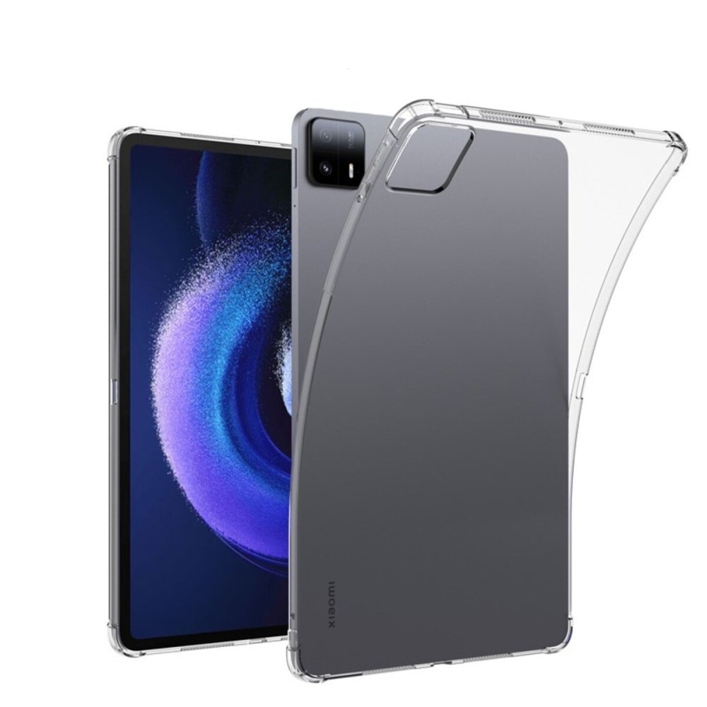  Xiaomi Pad 6 Kılıf Anti Şeffaf Tablet Silikon - Şeffaf