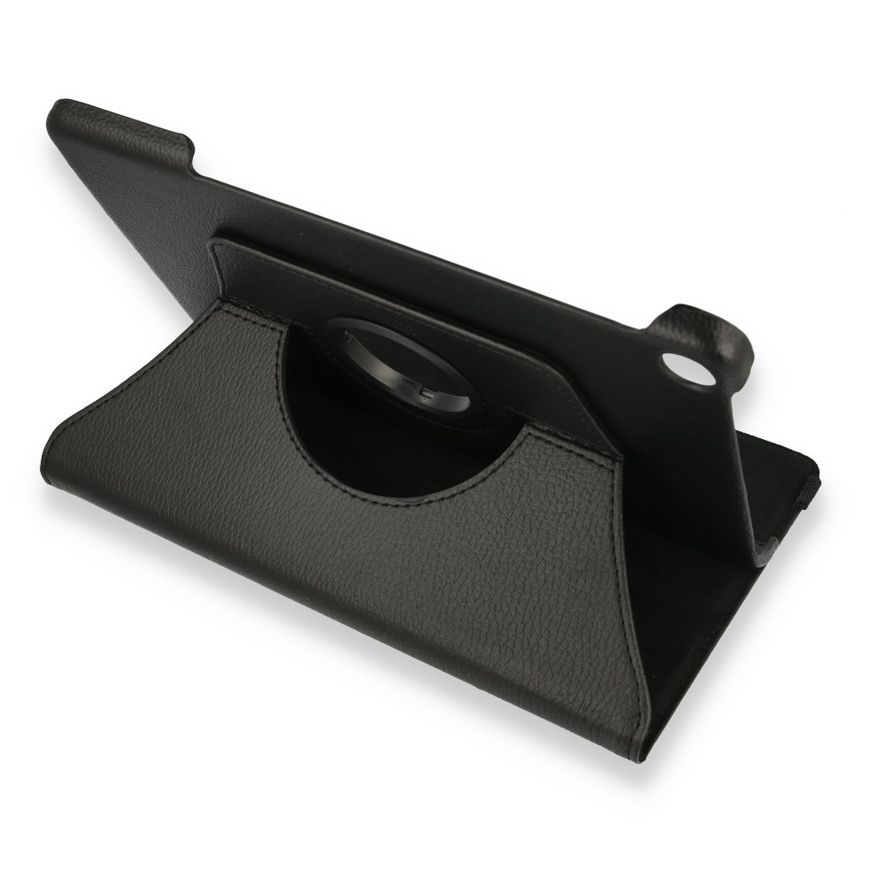  Lenovo Tab M10 TB328FU Kılıf 360 Tablet Deri Kılıf - Siyah