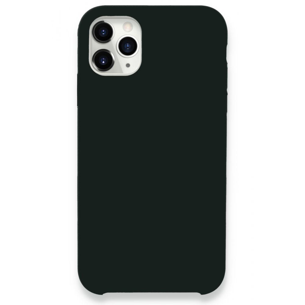  iPhone 11 Pro Max Kılıf Lansman Legant Silikon - Koyu Yeşil