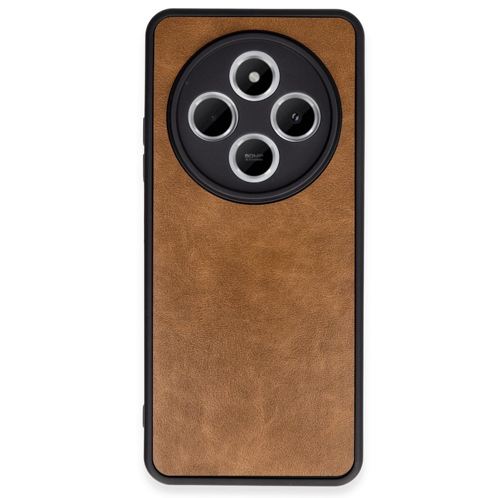 Redmi 14C Kılıf Aras Deri Kapak - Taba Redmi 14C Kılıf Aras Deri Kapak - Taba