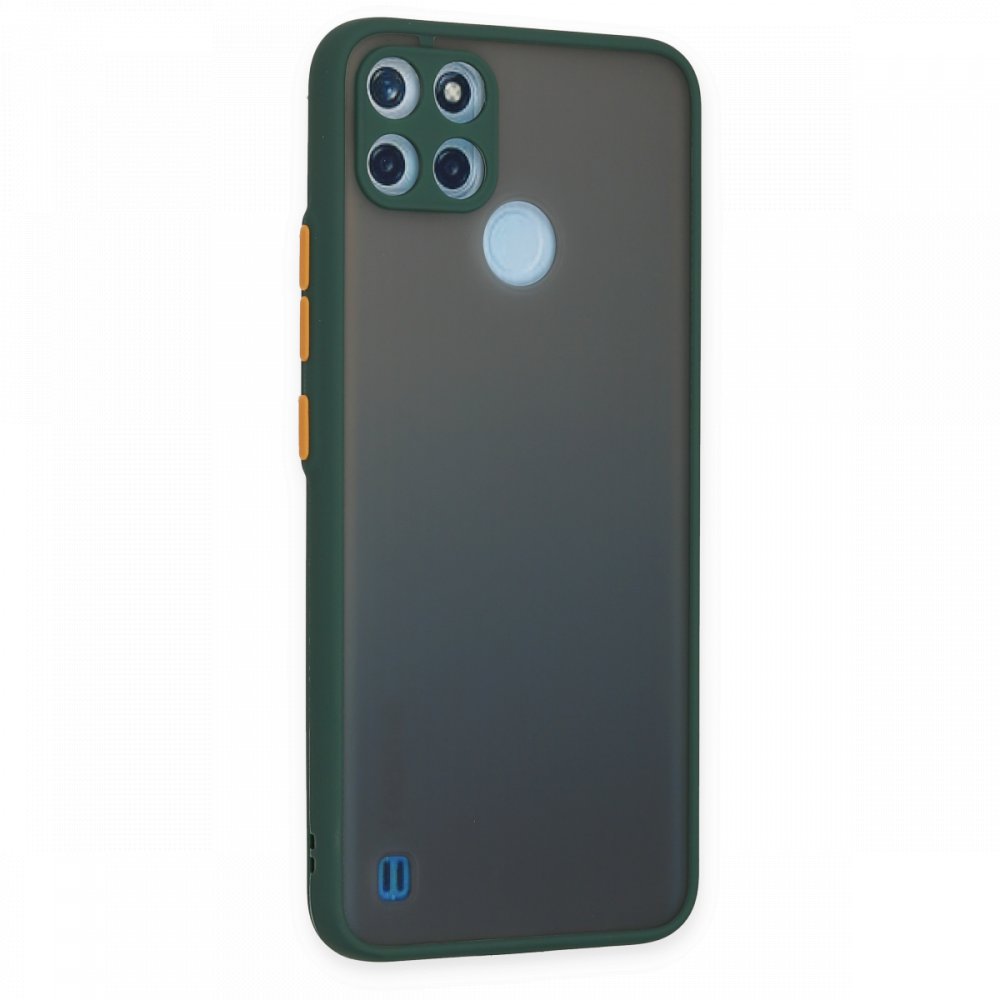  Realme C21Y Kılıf Montreal Silikon Kapak - Yeşil