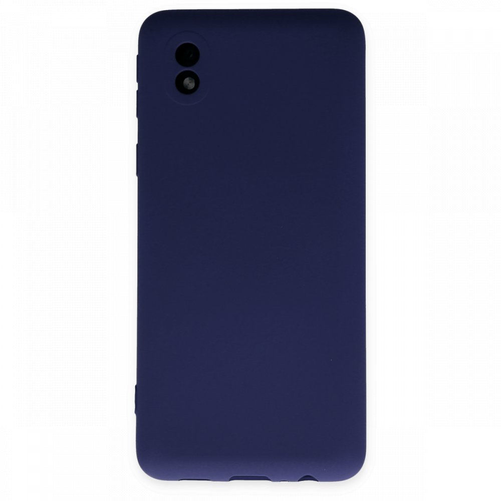  Samsung Galaxy A01 Core Kılıf Nano içi Kadife Silikon - Lacivert