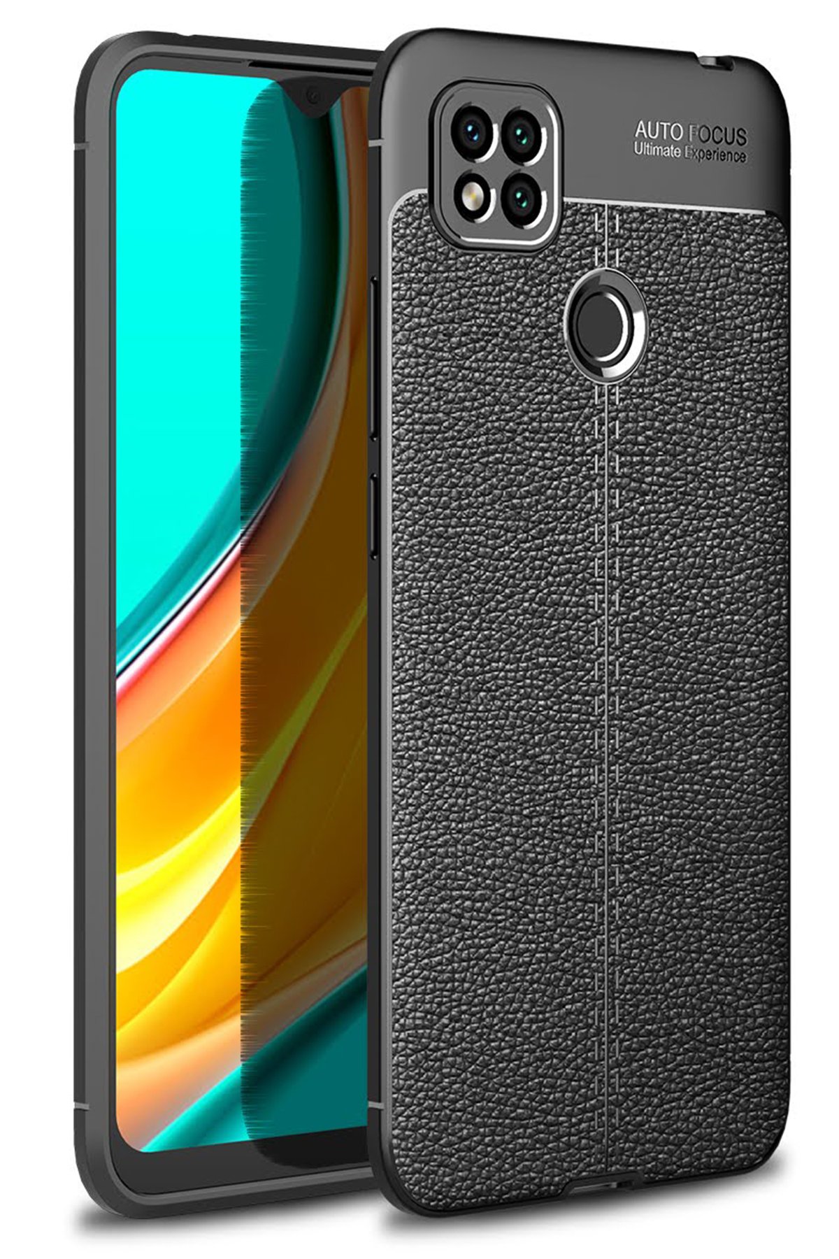 Redmi 9C Kılıf Auto Focus Kapak - Siyah Redmi 9C Kılıf Auto Focus Kapak - Siyah