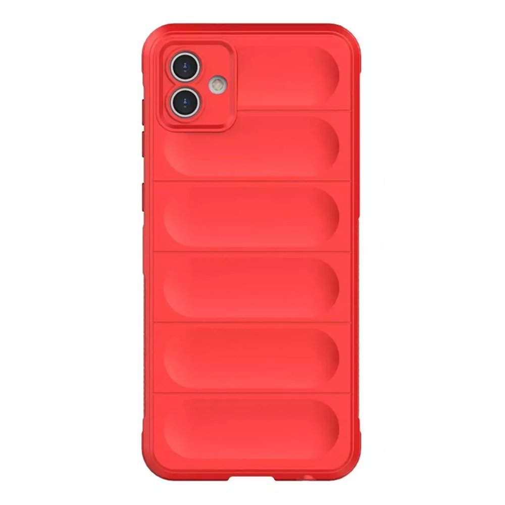  Samsung Galaxy A06 Kılıf Optimum Silikon - Kırmızı