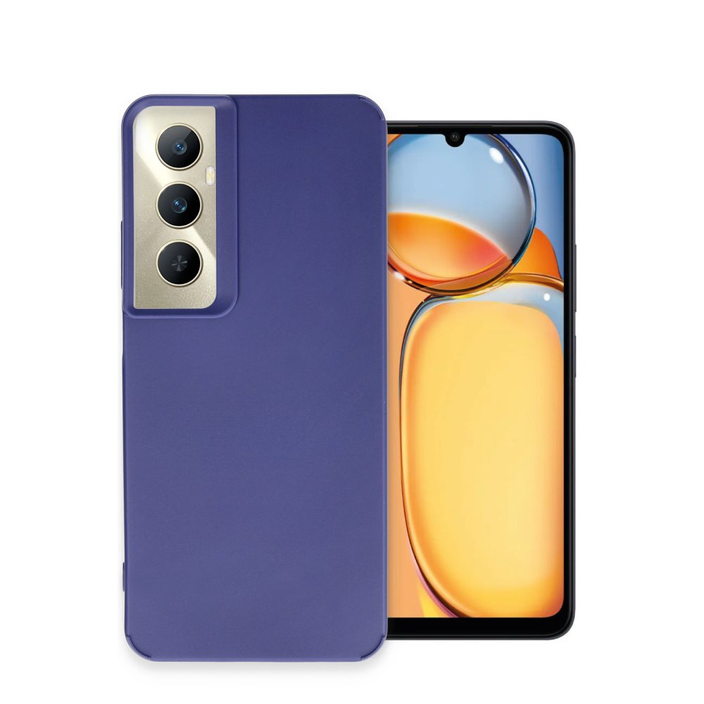 Realme C65 Kılıf Petro Silikon - Lacivert  Realme C65 Kılıf Petro Silikon - Lacivert