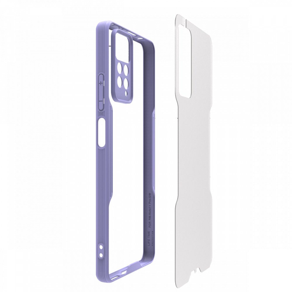 Redmi Note 11 Pro Kılıf Platin Silikon - Kırmızı